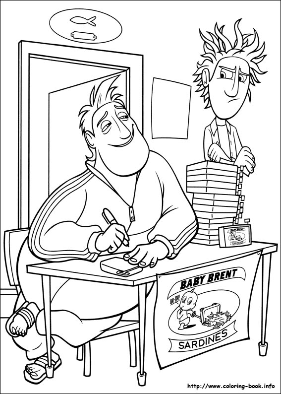 天降美食线稿图片-6