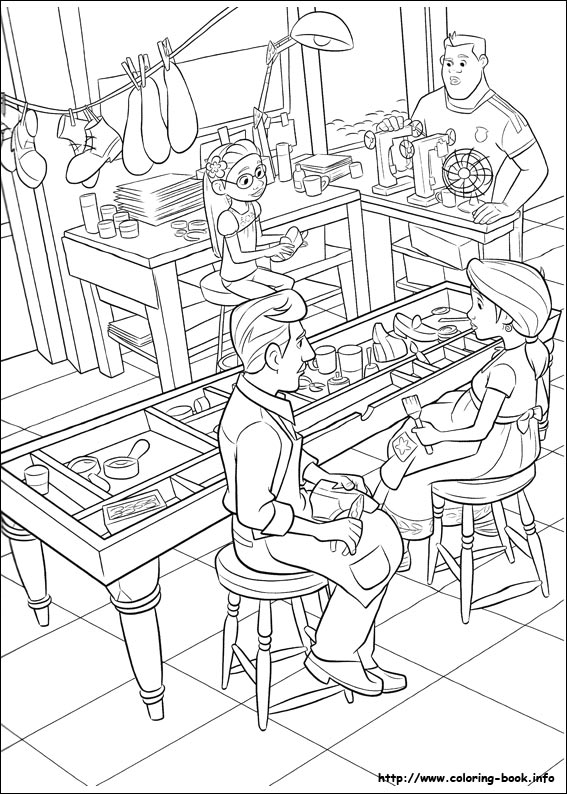 寻梦环游记填色图片-6