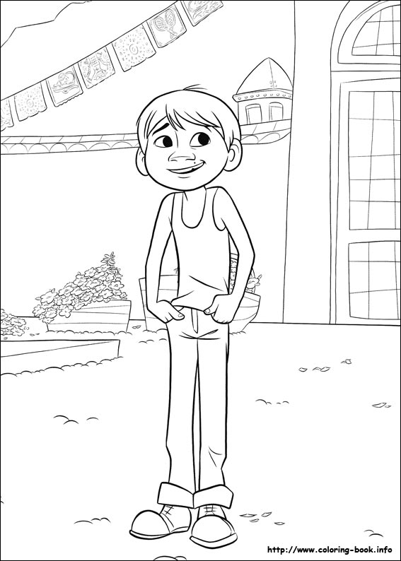 寻梦环游记填色图片-8