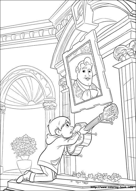 寻梦环游记线稿图片-2