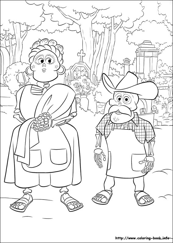 寻梦环游记简笔画图片-4