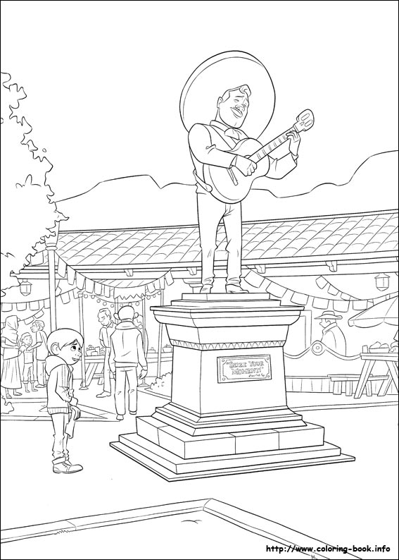 寻梦环游记简笔画图片-2