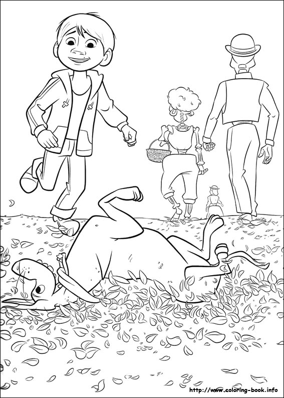 寻梦环游记填色图片-3