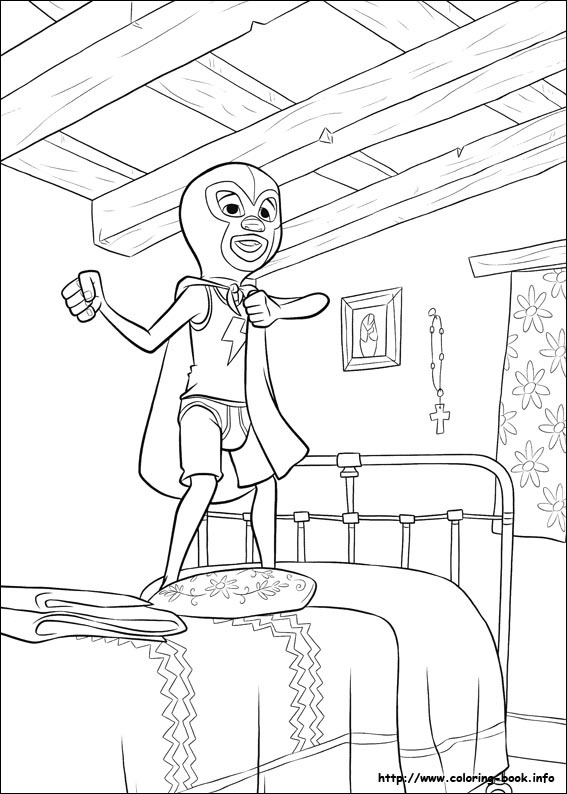 寻梦环游记线稿图片-3