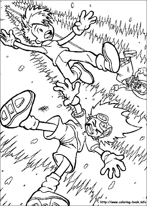 数码宝贝填色图片-5