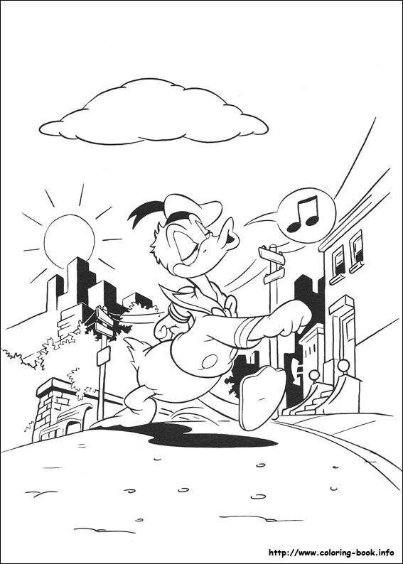 唐老鸭庆生记简笔画-4