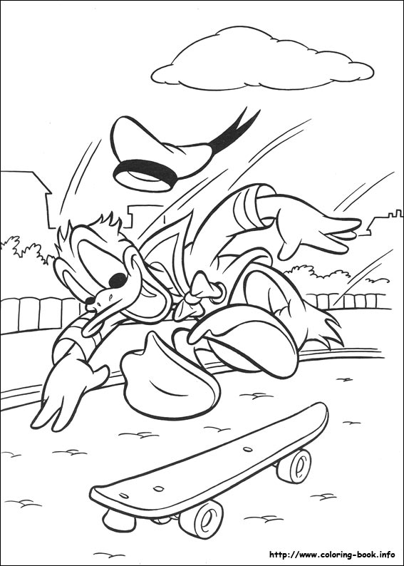 唐老鸭大冒险简笔画-2