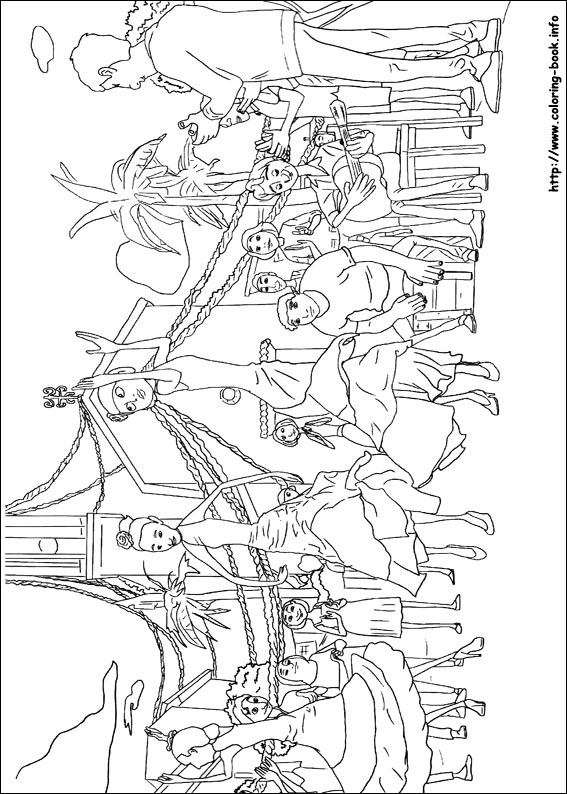 公牛历险记填色图片-9