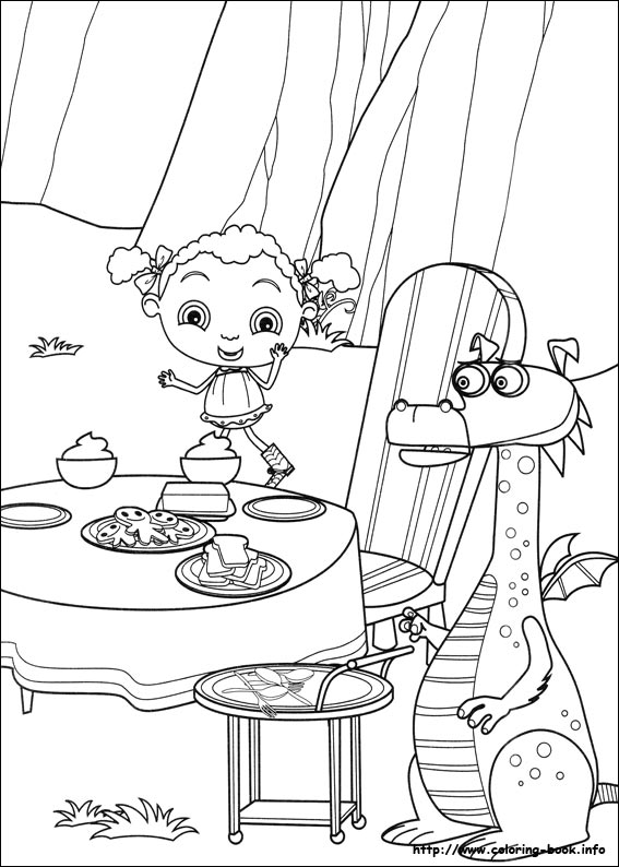 弗兰妮的脚填色图片-6