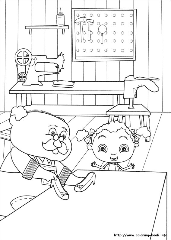 弗兰妮的脚填色图片-4