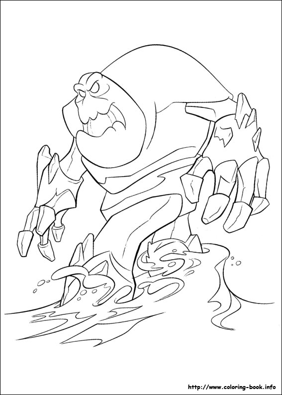 冰雪奇缘线稿图片-8