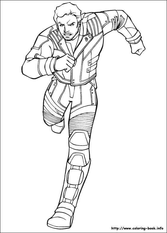 银河守护者简笔画