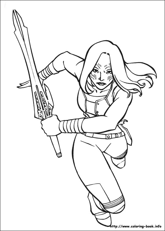 银河捍卫者简笔画-5