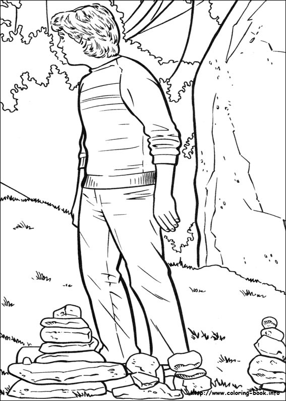 哈利波特速写图片