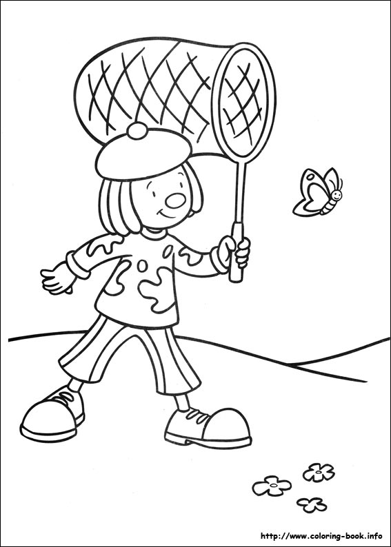 Jojo马戏团填色图片