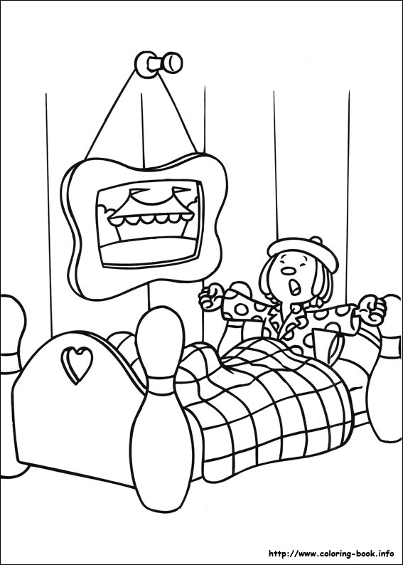 Jojo马戏团填色图片