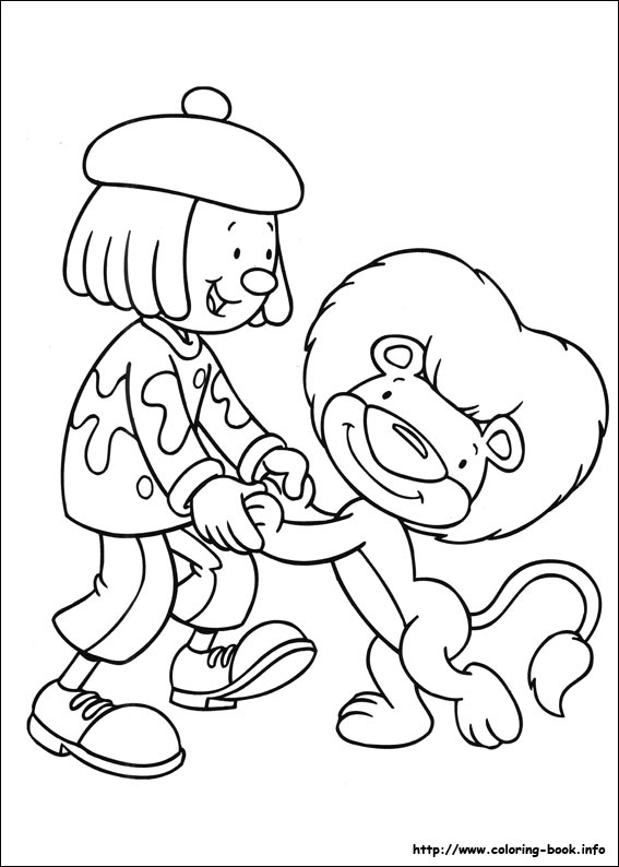 Jojo马戏团填色图片