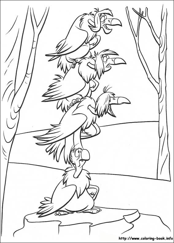 森林王子线稿图片