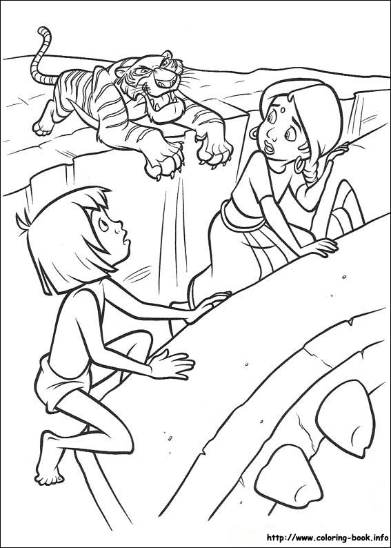 森林王子2填色图片