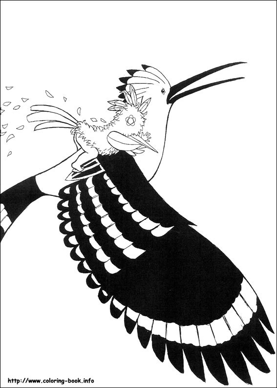 叽哩咕历险记填色图片