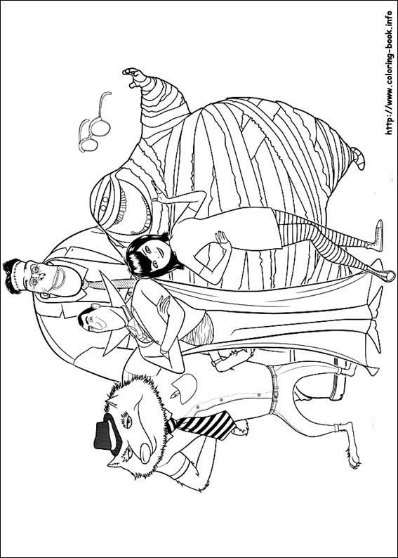 精灵旅社简笔画图片-9