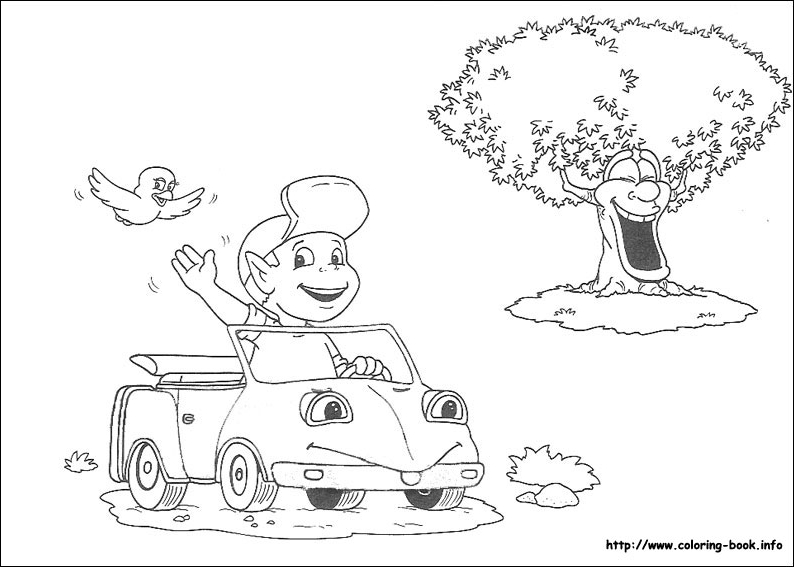 阿迪宝填色图片-1