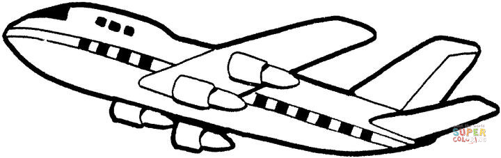 波音707简笔画图片