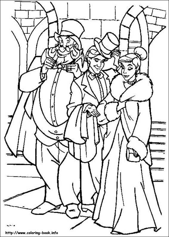 真假公主填色图片-1