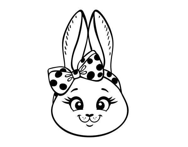 兔女郎脸简笔画