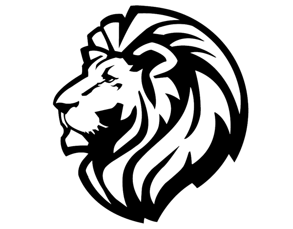 狮子部落前臂线稿图片