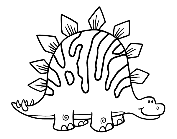 托江龙宝宝线稿图片