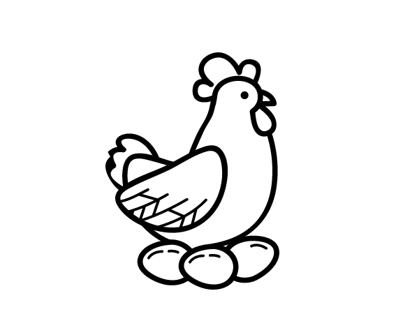 鸡蛋简笔画