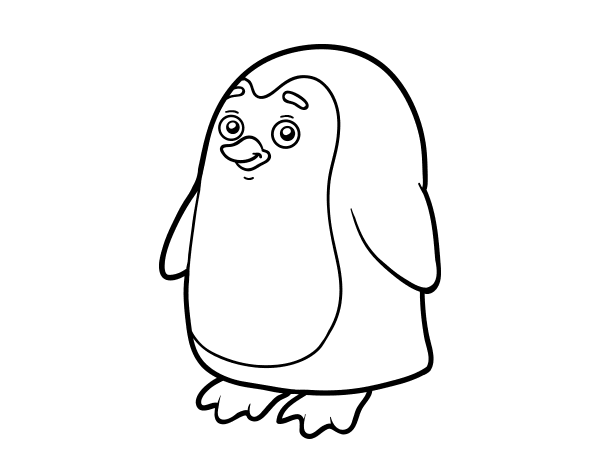 南极企鹅简笔画