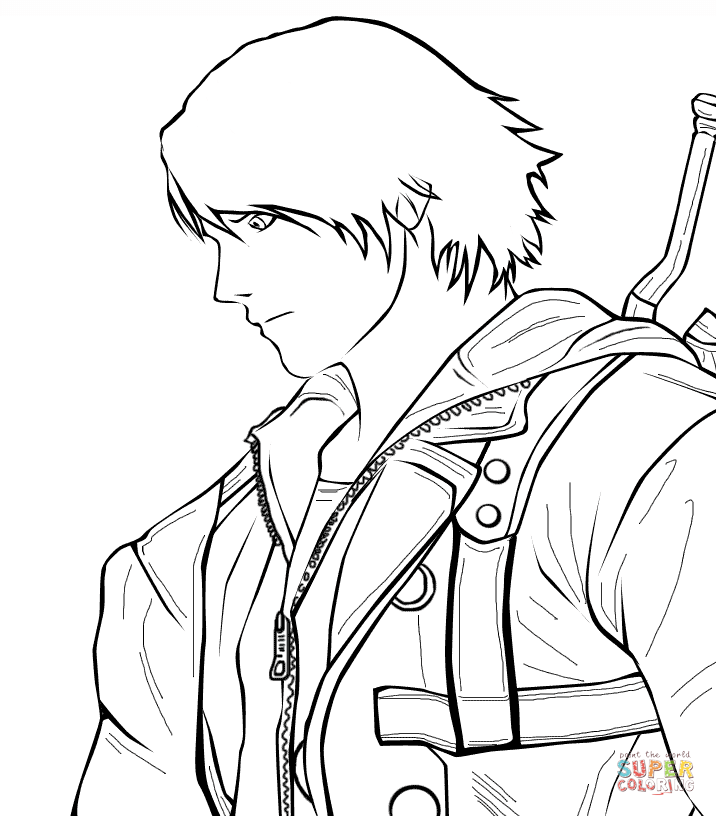 鬼泣动漫男孩图片