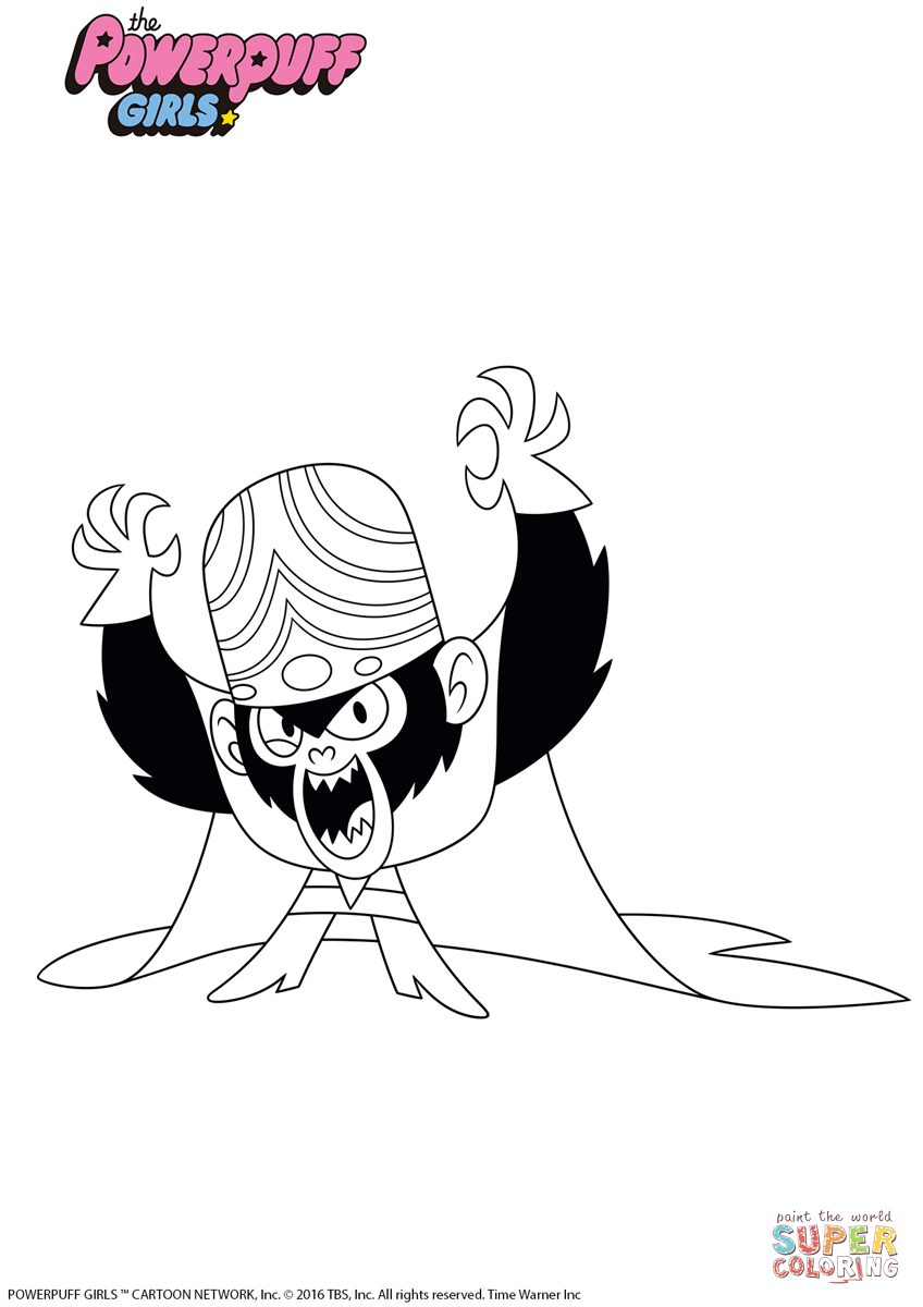 飞天小女警简笔画图片-3