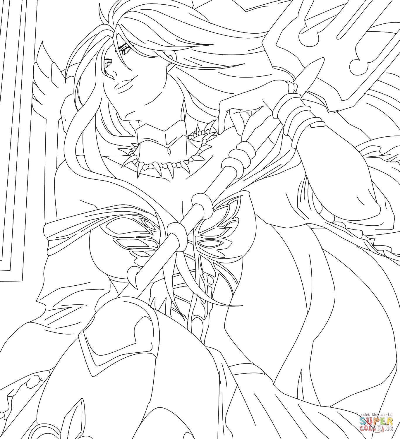 圣斗士星矢中的潘多拉图片