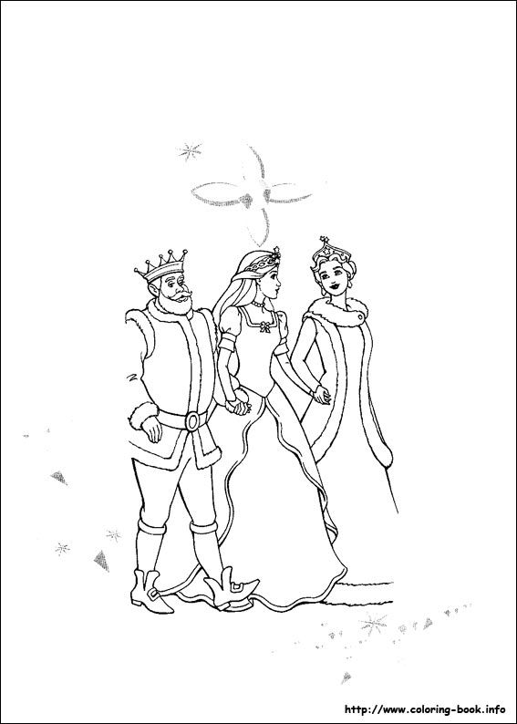 芭比娃娃简笔画图片-1