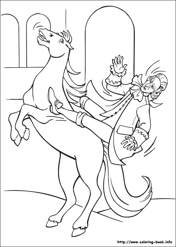 芭比之真假公主填色图片-7