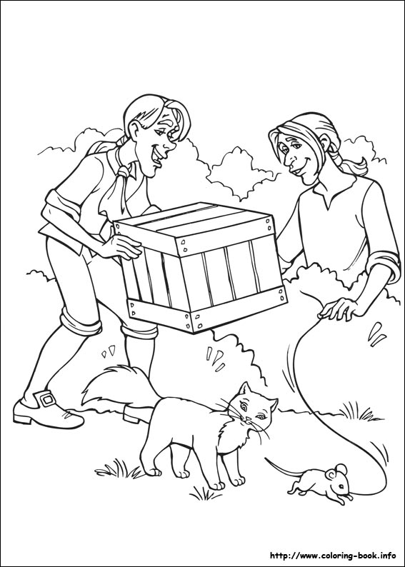 芭比之真假公主简笔画图片-6