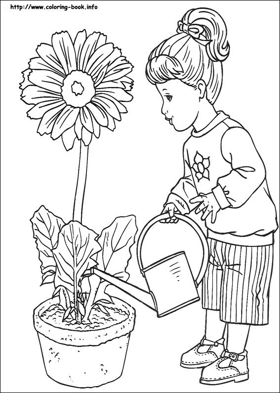 芭比娃娃简笔画图片-8