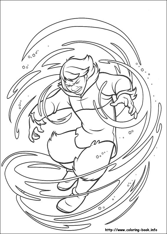 熊的传说填色图片