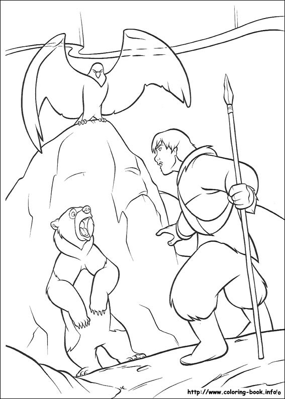 熊的传说线稿图片