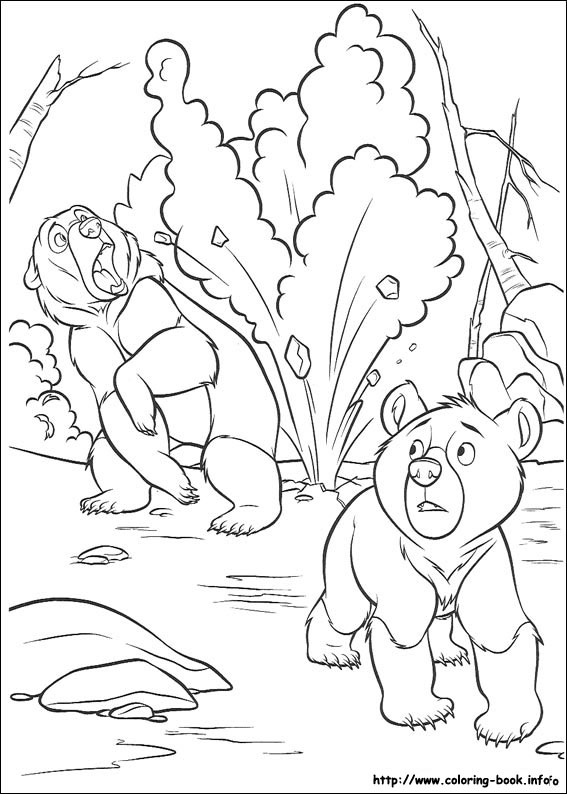 熊的传说线稿图片