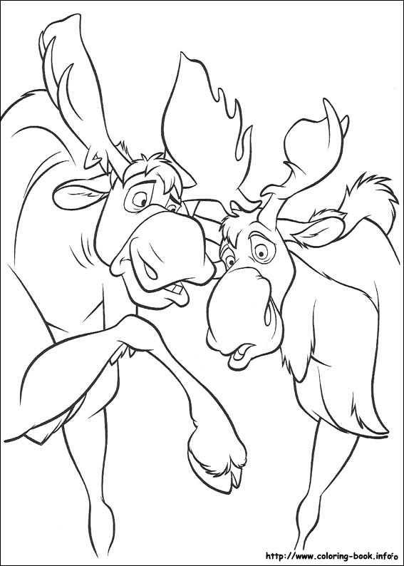 熊的传说填色图片