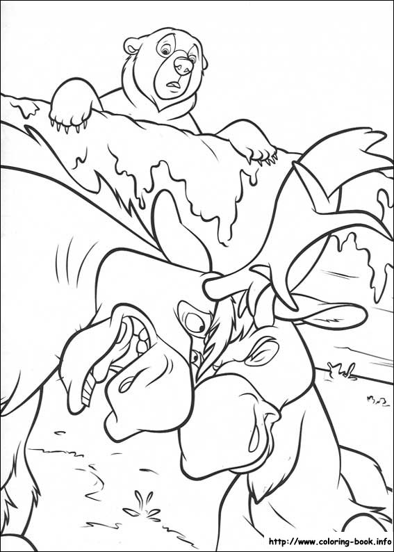 熊的传说填色图片