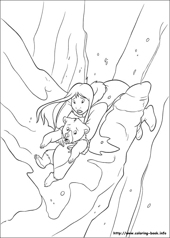 熊的传说2填色图片