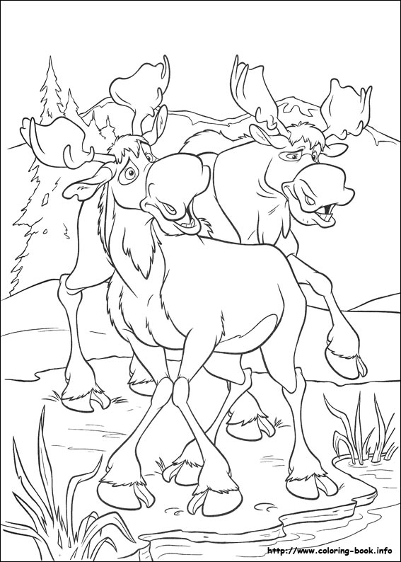 熊的传说2填色图片