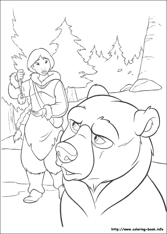 熊的传说2填色图片