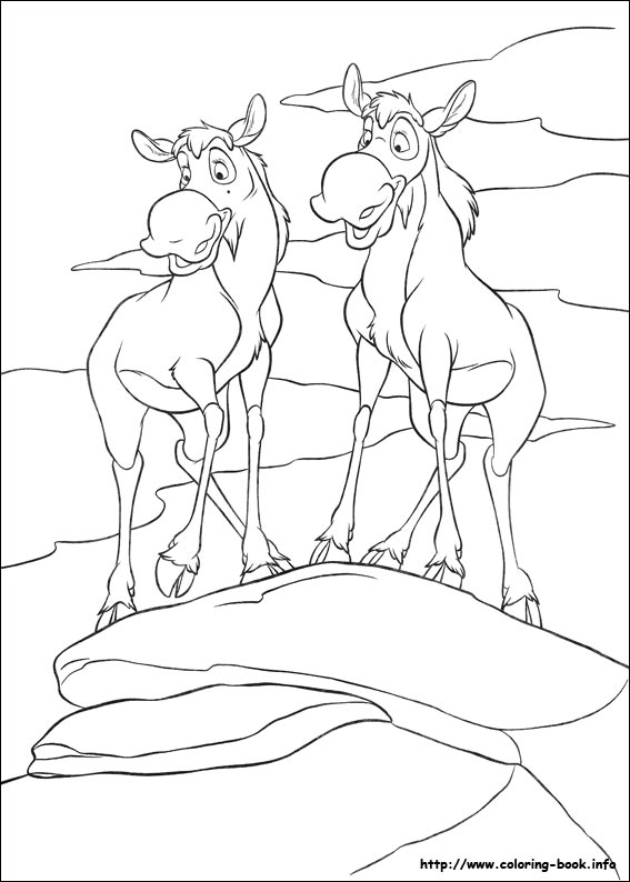 熊的传说2填色图片