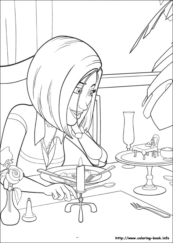 蜜蜂总动员线稿图片-7